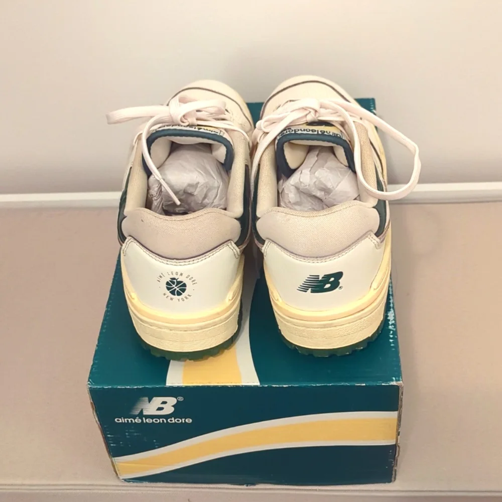 Aime Leon Dore X550 Men's New Balance Size 10 Green & Yellow - Picture 2 of 5